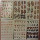 12 x Nagel water Stickers Decals nail art BLOEM KANT GOUD - 1 - Thumbnail