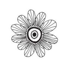 NIEUW Clear Stamp Flower Power van WE R Memory Keepers