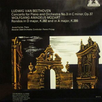 LP - Beethoven / Mozart - Annie Fischer, piano - 0
