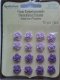 OPRUIMING: recollections floral embellishments cabochons rose purple 13 - 1 - Thumbnail