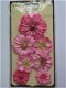 recollections floral embellishments 7 paper flowers pink - 1 - Thumbnail