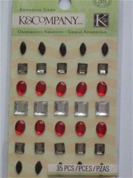 K&Company adhesive gems sassy - 1
