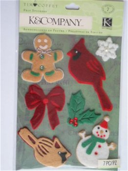 K&Company TC christmas felt stickers - 1