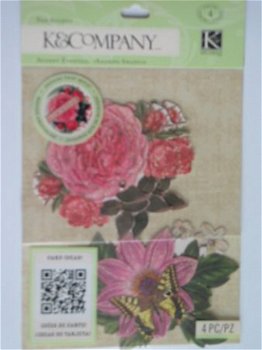 K&Company beyond postmarks botanical floral accents - 1