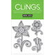 NIEUW set Cling Stamps Three Flowers van Hero Arts - 1 - Thumbnail