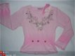 Roze shirt in maat 146/152 AFGEPRIJSD - 1 - Thumbnail