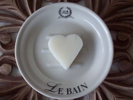 Mini zeepschaaltje in hartvorm - Afbeelding 2