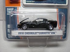 2010 Chevrolet Corvette Z06 Zwart  1:64 Greenlight