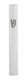 UK28686-ALUMINUM SEMI-ROUND WHITE MEZUZAH 12CM - 1 - Thumbnail