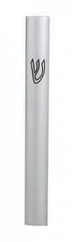 UK29437-ALUMINUM SEMI-ROUND SILVER MATE 12CM,Nieuw - 1