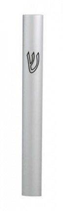 UK29437-ALUMINUM SEMI-ROUND SILVER MATE 12CM,Nieuw