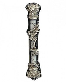 UK01715-BS NICKEL CAR MEZUZAH CRO,Nieuw,€7.00