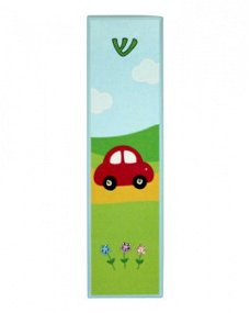 UK09447 - CHILDREN L.BLUE MEZUZAH 7 CM- CAR