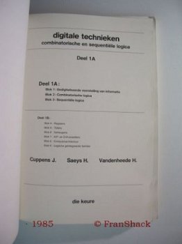 [1985] Digitale technieken deel 1A, Cuppens ea, Die Keure - 2