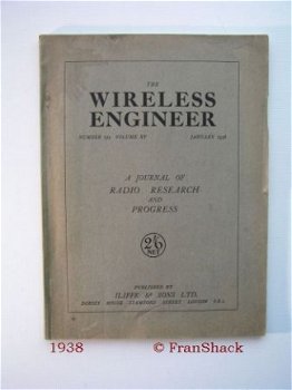 [1938] Wireless Engineer, No. 172 Vol. XV, ILIFFE & Sons - 1