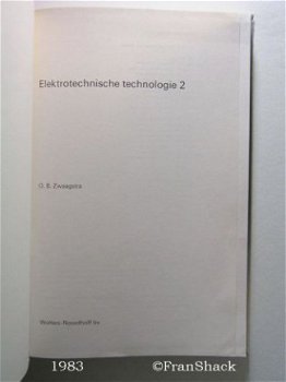 [1983] Elektrotechn. technologie 2, Zwaagstra ea, Wolters-N - 2
