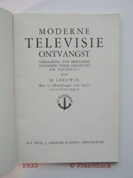 [1935] Moderne Televisie Ontvangst, Leeuwin, Ahrend - 2