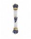 UK29013-GLASS TUBE MEZUZAH 12 CM-BLUE METAL CROWN - 1 - Thumbnail