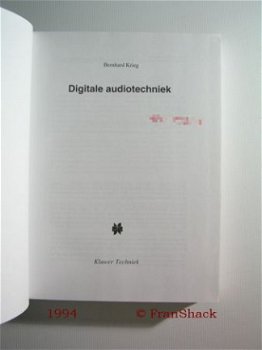 [1994][b] Digitale Audiotechniek, Krieg, Kluwer - 2