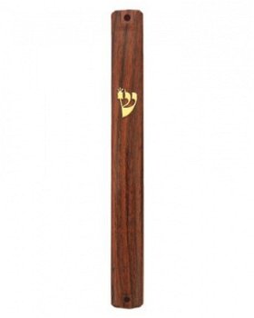 UK28367-PLASTIC MEZUZAH 12CM,DARK COLOR-RUBBER PLUG - 1