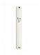 UK28949-PLASTIC MEZUZAH WHITE 12CM SILVER - 1 - Thumbnail