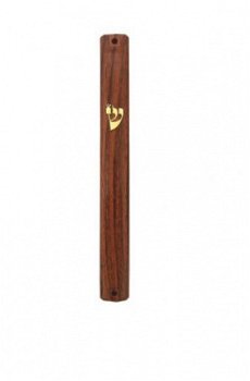 UK28960-PLASTIC MEZUZAH,DARK COLOR 20CM-RUBBER PLUG - 1