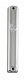 UK29400-PLASTIC MEZUZAH SILVER 15CM-RUBBER PLUG - 1 - Thumbnail