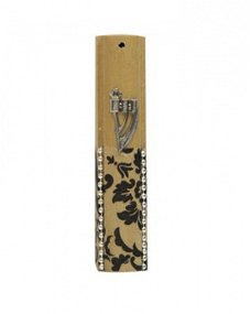 UK08065-LIGHT MEZUZAH 7CM,HAND DECORATED