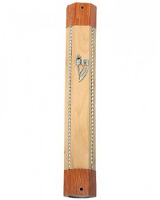 UK28314-MEZUZAH,OCTAGON 10CM TTONE,Nieuw,€2.75