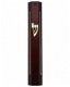 UK28317-MEZUZAH,OCTAGON 10CM DARK BROWN - 1 - Thumbnail