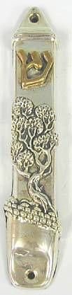 821-Sterling Silver Live Tree Mezuzah,Nieuw,€76.80