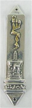 652-Sterling Silver David Tower Mezuzah,Nieuw,€69.60 - 1