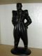 retro zwart beeld stoere man kleding 70e jaren 38 cm hoog ke - 1 - Thumbnail
