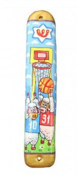 UK78208-CERAMIC HAND PAINTED MEZUZAH 10CM - 1