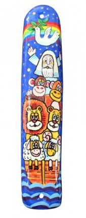 UK78215-CERAMIC HAND PAINTED MEZUZAH 10CM