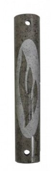 UK71132-MARBLE,DARK GRAY COLOR ROUND MEZUZAH-LARGE - 1