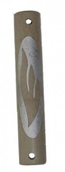 UK71164-MARBLE,LIGHT COLOR ROUND MEZUZAH-LARGE - 1