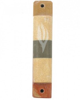 UK73511-MARBLE MEZUZAH ENGRAVED SHIN 7,Nieuw,€30 - 1