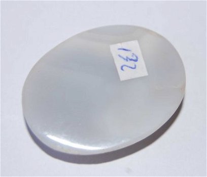 #132 Lace Agaat Chalcedoon cabochon Java - 1