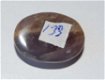#133 Agaat paars bruine Chalcedoon cabochon Java - 1 - Thumbnail