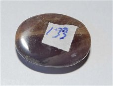 #133 Agaat paars bruine Chalcedoon cabochon Java