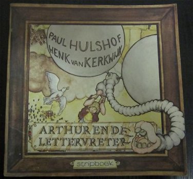 Arthur en de Lettervreter. Stripboek. - 1