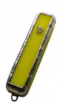 UK78470-STAINED GLASS MEZUZAH-HAND MADE 10CM,Nieuw,€51.25 - 1