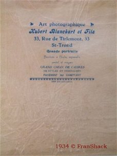 [1934] Expositiefoto Siera b.n.v,  H.Blanckart et Fils