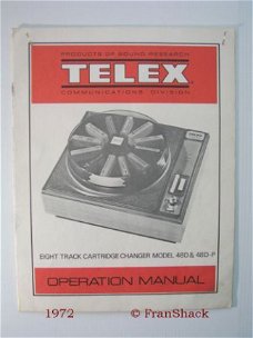 [1972] TELEX Eight-Track 48D Manual, Telex