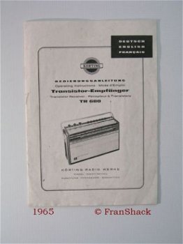 [1965] Körting Transistor-Empfänger TR680, Körting - 1