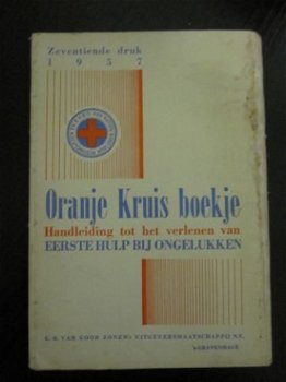 Oranje Kruis boekje - 1957 - - 1