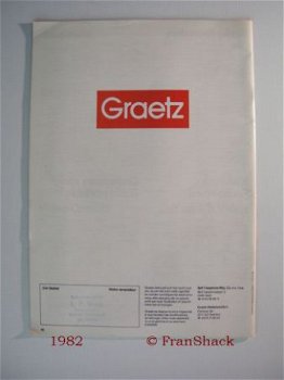 [1982] Graetz produkten overzicht RTV, Graetz - 3