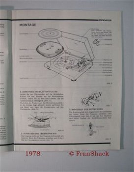 [1978] Pioneer PL-516X Bedienungsanleitung, Pioneer - 2