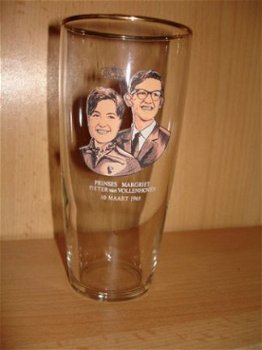 Glas met Prinses Margriet en Pieter van Vollenhoven - 1